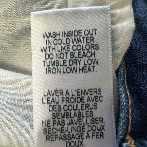 Frame Denim Womens Le High Rivet Ankle Straight Leg Jeans Mano Wash size 25 - Picture 14 of 15